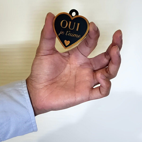 Oui je t'aime pendentif – Image 2