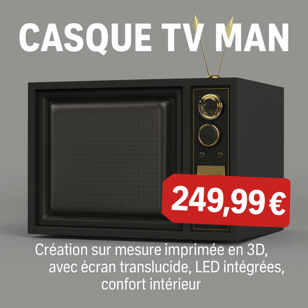 Casque TV Man Harpy 3D